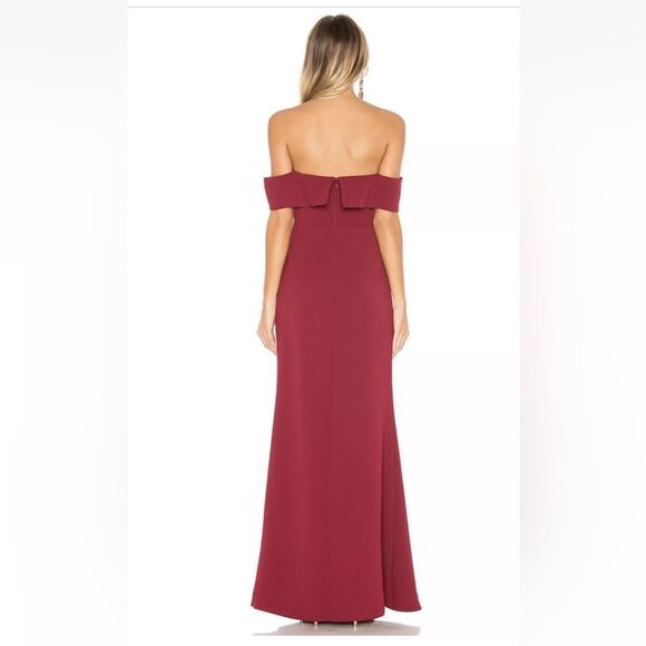 NWT Lovers + Friends Danica Maxi Red Dress Gown Ruby Size XS - Picture 5 of 9